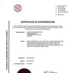 See Our T.S.S.A. Certificate